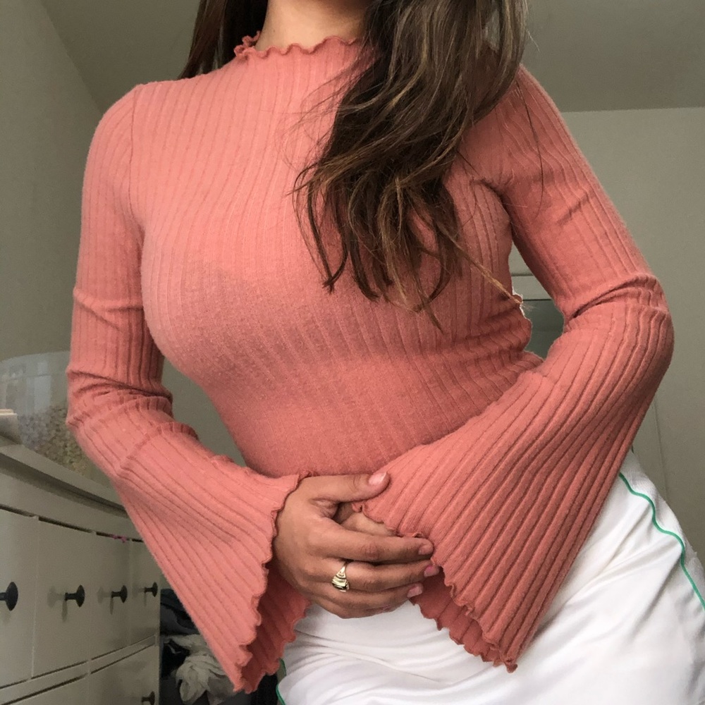 bell sleeve top